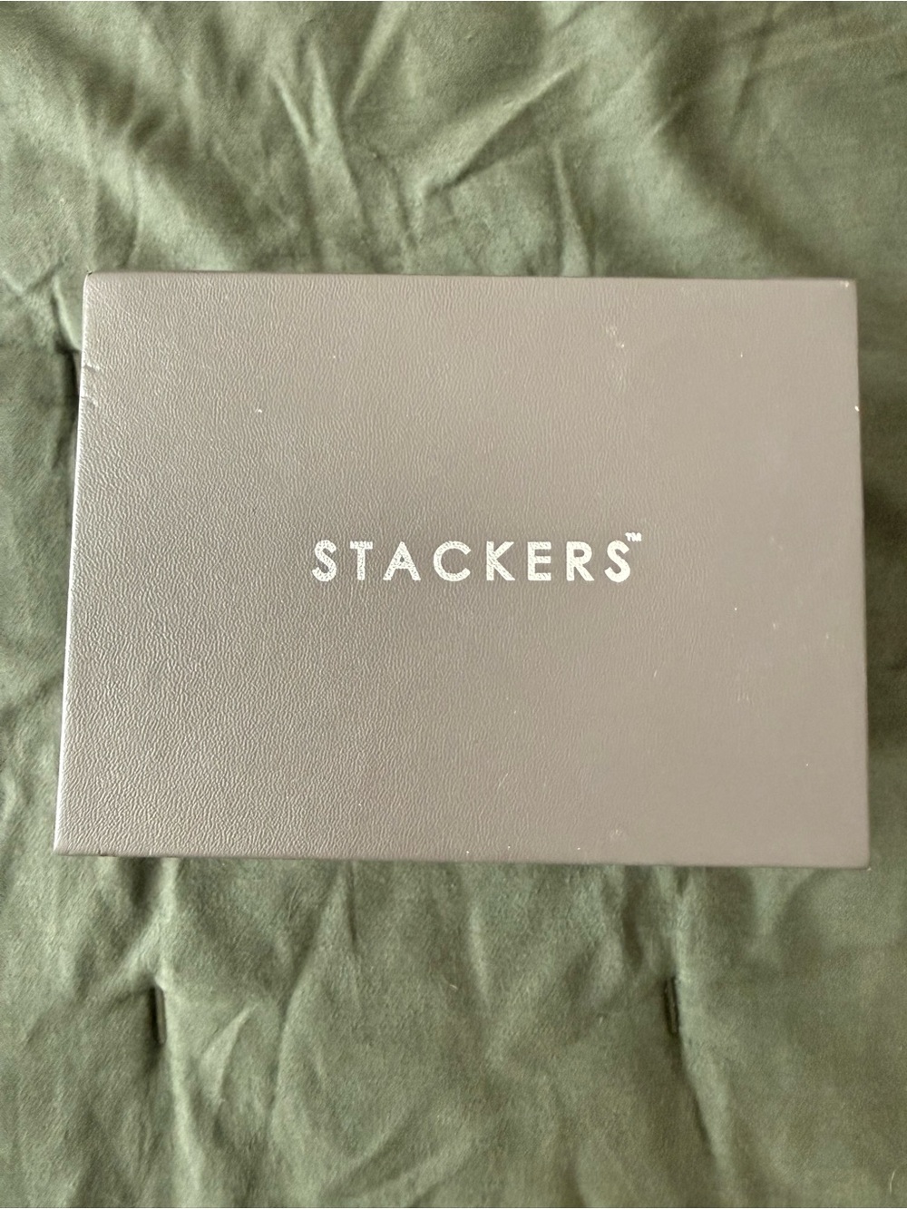 Stackers Travel Jewelry Box Organizer Gray Taupe
